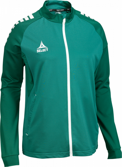 Select - Spain V25 Training Zip Jacket Women - Zielony & biały