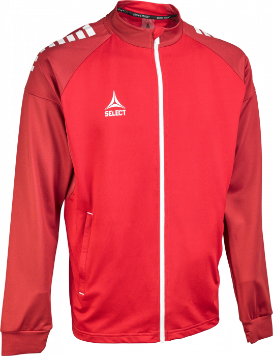 Select - Spain V25 Training Zip Jacket - Rood & wit