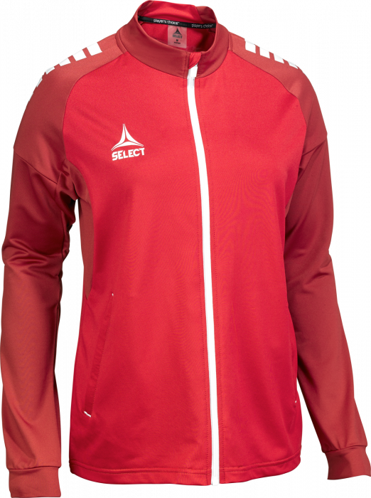 Select - Spain V25 Training Zip Jacket Women - Rot & weiß
