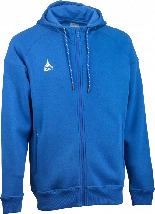 Select - Oxford V25 Hoodie W. Zip - Bleu