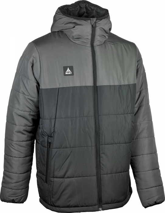 Select - Oxford V25 Padded Jacket - Negro & gris